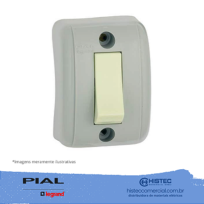 SILENTOQUE SOBREPOR 1500 INTERRUPTOR SIMPLES 10A/250V PIAL