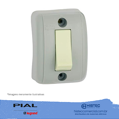 SILENTOQUE SOBREPOR 1501 INTERRUPTOR PARALELO 10A/250V PIAL