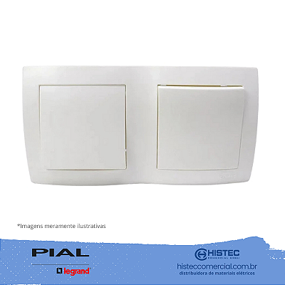 INTERRUPTOR SIMPLES+PARALELO 10A 250V SISTEMA X 675022 PIAL