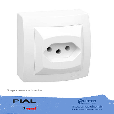 TOMADA 2P+T 20A NBR14136 PB SISTEMA X 675061 PIAL