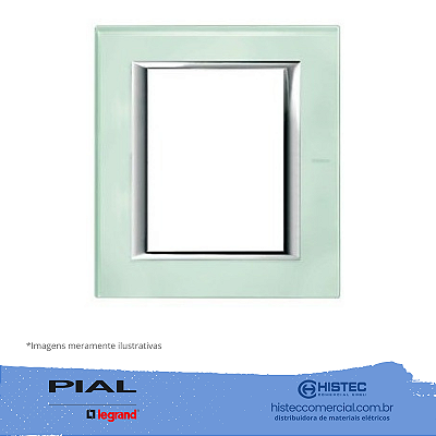 PLACA 4X4 VETRO KRISTALL AXOLUTE HA4826VKA PIAL