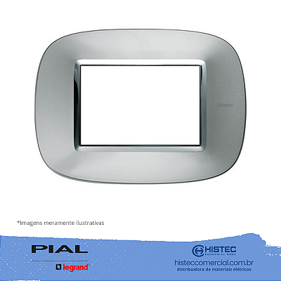 PLACA ELIPTICA 4X2 ALLUMINIO AXO AXOLUTE HB4803XC PIAL