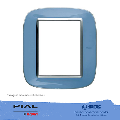 PLACA ELIPTICA 4X4 AZZURO LIQUID AXOLUTE HB4826DZ PIAL