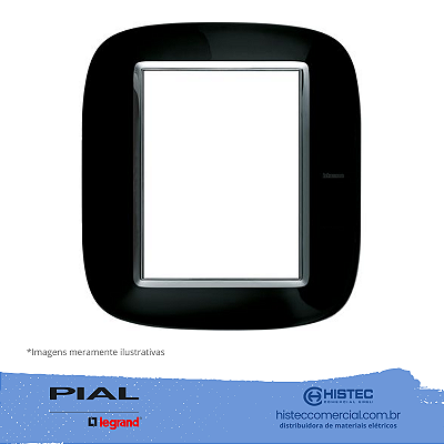 PLACA ELIPTICA 4X4 NERO SOLID AXOLUTE HB4826NR PIAL