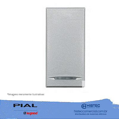INTERRUPTOR INTERMEDIÁRIO BASCULANTE ALLUMINIO AXOLUTE HC4054 PIAL