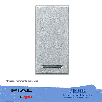 PULSADOR BASCULANTE ALLUMINIO AXOLUTE HC4055 PIAL