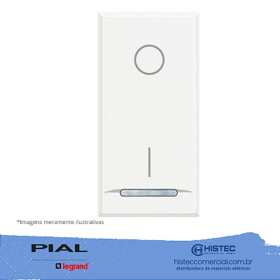 INTERRUPTOR BIPOLAR SIMPLES WHITE AXOLUTE HD4002 PIAL