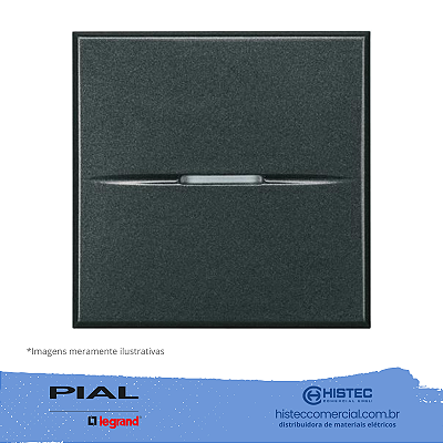 INTERRUPTOR PARALELO AXIAL ANTRACITE AXOLUTE HS4003/2 PIAL