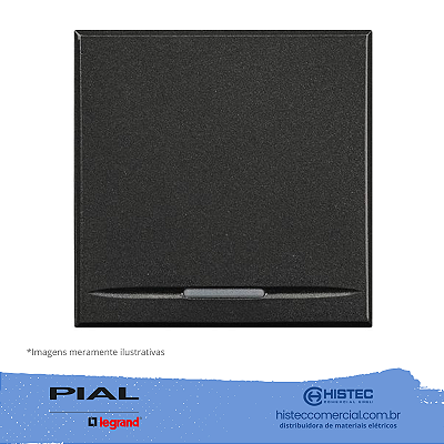 INTERRUPTOR PARALELO BASCULANTE ANTRACITE AXOLUTE HS4053/2 PIAL