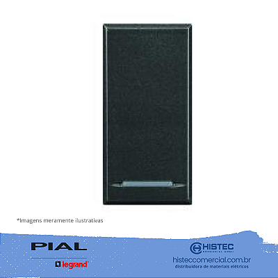 PULSADOR BASCULANTE ANTRACITE AXOLUTE HS4055 PIAL