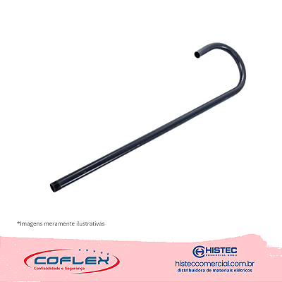 BENGALA PVC 1.1/2" 4MT PRETO COFLEX