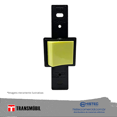 INTERRUPTOR BIPOLAR SIMPLES CONDULETE 10A 250V 15003 VD TRANSMOBIL