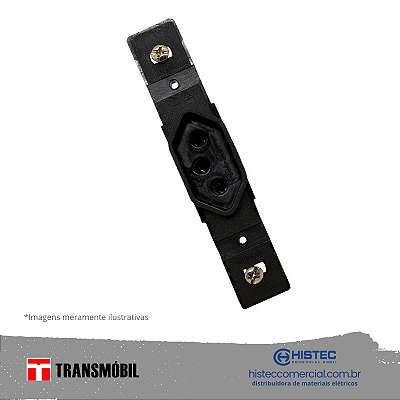 TOMADA HEXAGONAL CONDULETE 2P+T 20A 250V PRETA 15063 TRANSMOBIL