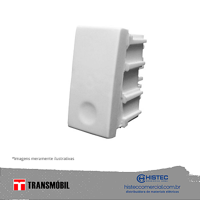MÓDULO INTERRUPTOR BIPOLAR PARALELO 10A 250V 25004 BRANCO TRANSMOBIL