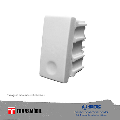 MÓDULO INTERRUPTOR INTERMEDIARIO 10A 250V 25005 BRANCO TRANSMOBIL