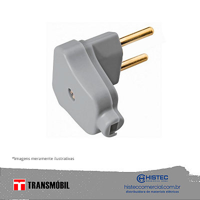 PLUG MACHO COM PRENSA CABO 2P 20A 250V CZ 11104 CZ TRANSMOBIL