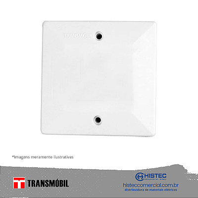 PLACA 75X75 CEGA SISTEMA "X" BRANCO 13136 TRANSMOBIL