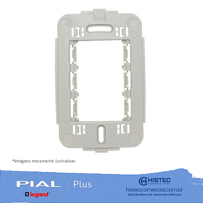 SUPORTE 4x2 3 MODULOS HORIZONTAIS PIALPLUS 612122