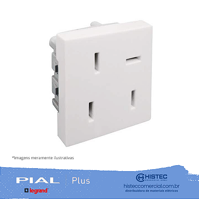 TOMADA 4P PADRAO TELEBRAS PIALPLUS 615003