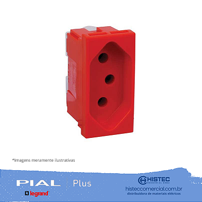 TOMADA 2P+T 20A VM NBR14136 PB PIALPLUS 615079