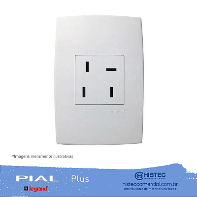 CONJUNTO TOMADA 4P PADRAO TELEBRAS 4x2 PIALPLUS 615103