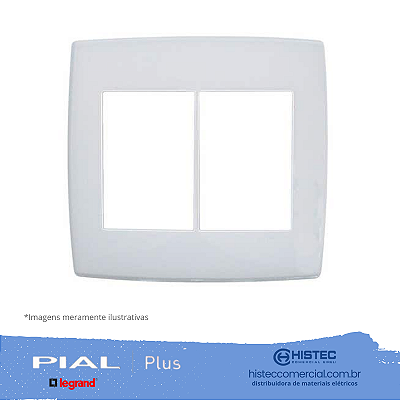 PLACA COM 3+3 POSTOS HORIZONTAIS 4x4 PIALPLUS 618516
