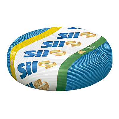 CABO FLEXSIL 750V 4,0MM2 ROLO 100m AZUL SIL