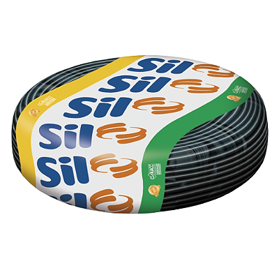 CABO FLEXSIL 750V 6,0MM2 ROLO 100m PRETO SIL