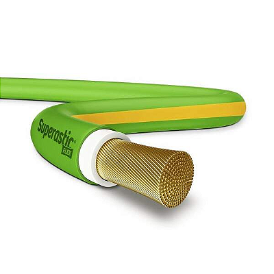 CABO 1,0MM2 PRYSMIAN SUPERASTIC FLEX 85ºC 750V VERDE/AMARELO ROLO 100m