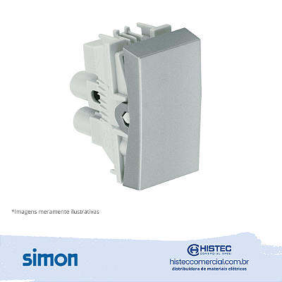 PULSADOR SEM SIMBOLO 10A 250V ALUMINIO SIMON 30.152-34