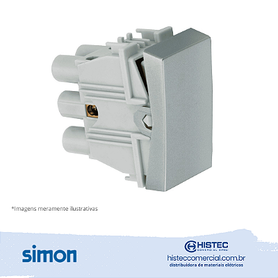 INTERRUPTOR PARALELO 10A 250V ALUMINIO SIMON 30.201-34