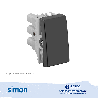 INTERRUPTOR PARALELO 10A 250V GRAFITE SIMON 30.201-38