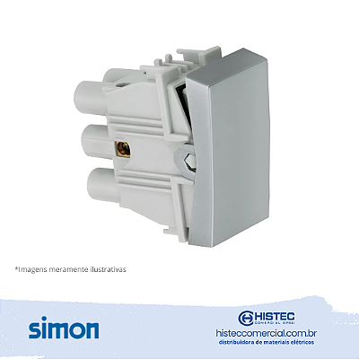 INTERRUPTOR INTERMEDIARIO 10A 250V ALUMINIO SIMON 30.251-34