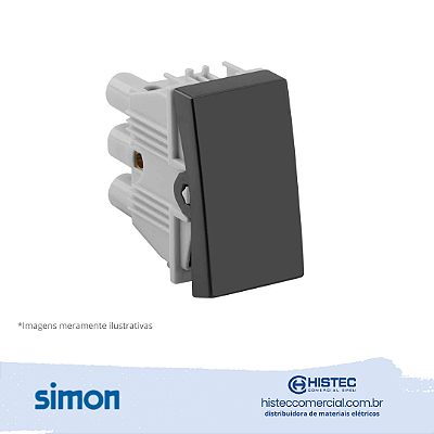 INTERRUPTOR INTERMEDIARIO 10A 250V GRAFITE SIMON 30.251-38