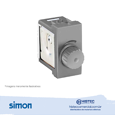 DIMMER ROTATIVO BIVOLT 250W 440W ALUMINIO SIMON 30.313-34