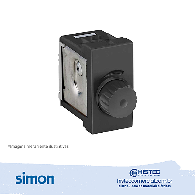 DIMMER ROTATIVO BIV.250W 440W GRAFITE SIMON 30.313-38