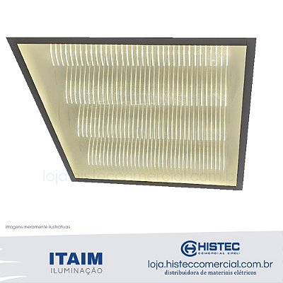 Luminária Led Quadrada Asteca M 32w 3000K Bivolt para Embutir Itaim Iluminação