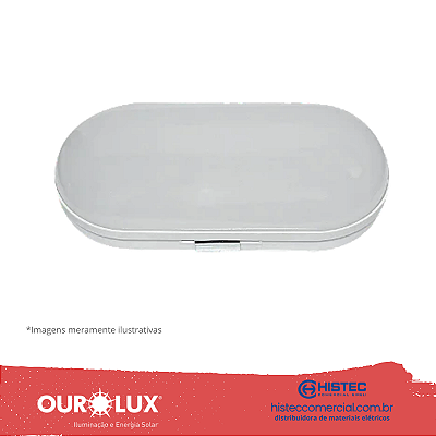 LUMINÁRIA LED TARTARUGA 8W 2,7K IP65 BIVOLT BR 05801 OUROLUX