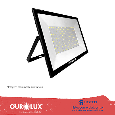PROJETOR SUPERLED 150W PT 6500K BIVOLT 03268 OUROLUX