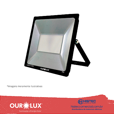 PROJETOR SUPERLED 200W PT 6500K BIVOLT 03269 OUROLUX