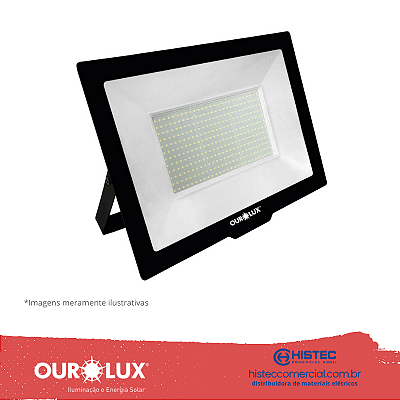 PROJETOR SUPERLED 400W PT 6500K BIVOLT 03277 OUROLUX