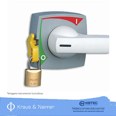 ACIONAMENTO EXTERNO COM DISPOSITIVO DE CADEADO KEC10 KRAUS & NAIMER