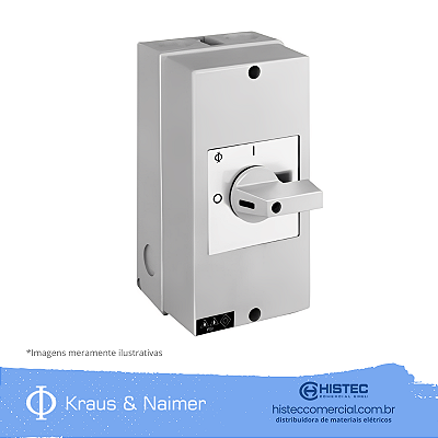 CHAVE TRANSFERÊNCIA 3P 25A KG20B-K900/BRA552-KL1 KRAUS & NAIMER