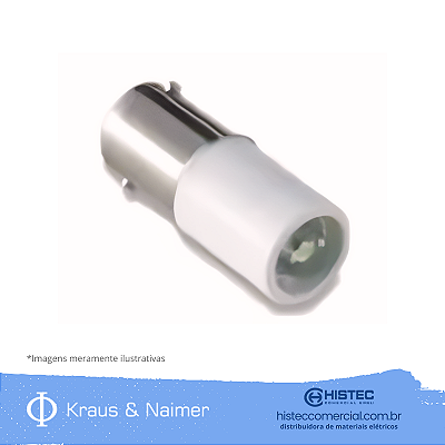 LÂMPADA LED BA9S 220V BRANCA KLN.BR05 (UNIDADE) KRAUS & NAIMER