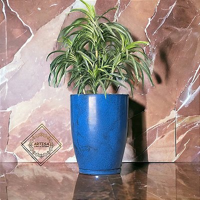 Vaso de Polietileno Espelhado Paris Liso 2 (com prato)