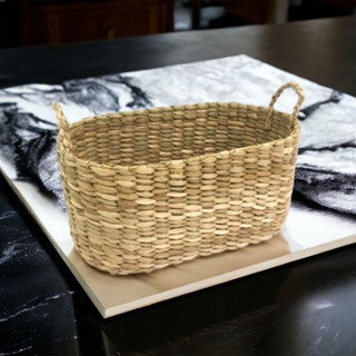 Kit com 2 Pãozeira palha de taboa Oval P e G