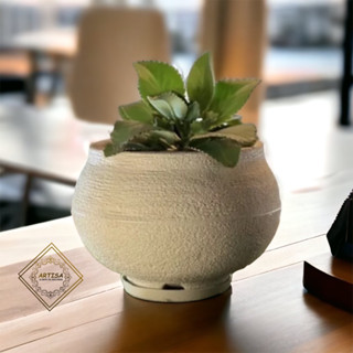 Vaso para planta Esfera Texturizada G 37x35