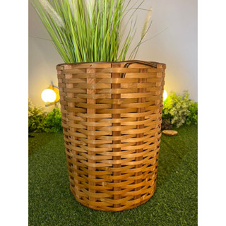 Vaso para plantas Cachepot Bambu 30x40