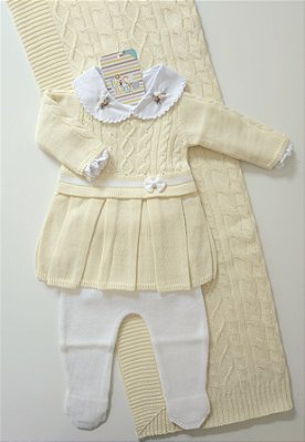 Saída Maternidade Baby Júlia- Amarelo