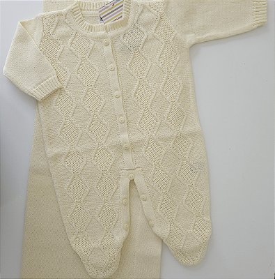 Saída Maternidade Baby Dominique - Amarelo